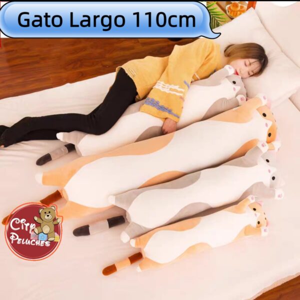 Almohada Gato Largo 110cm
