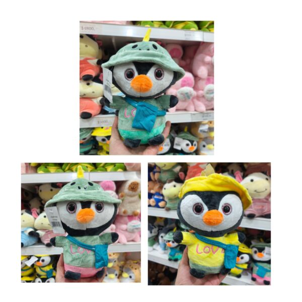 Pingüino c/cartera 20cm